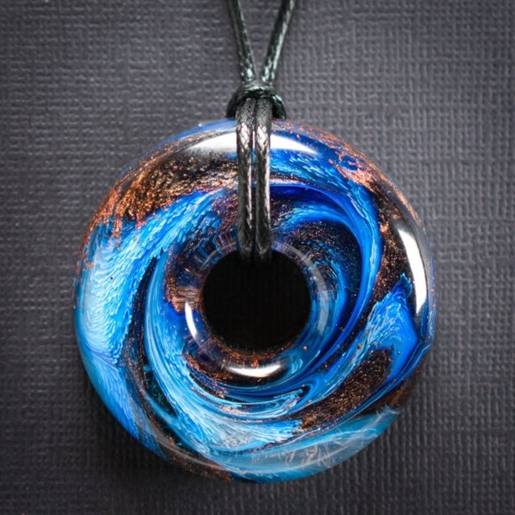 Indigo Nights Orgonite Pendant - Picture 1 of 3